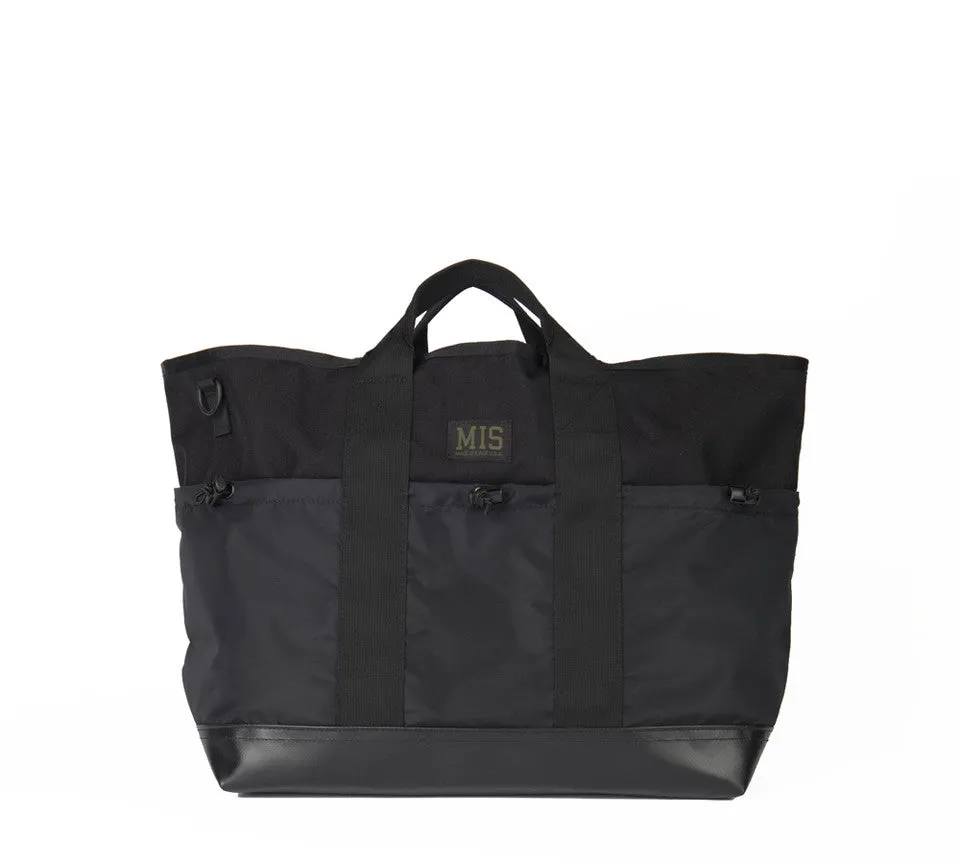 Multi Pocket Tote Bag - Black