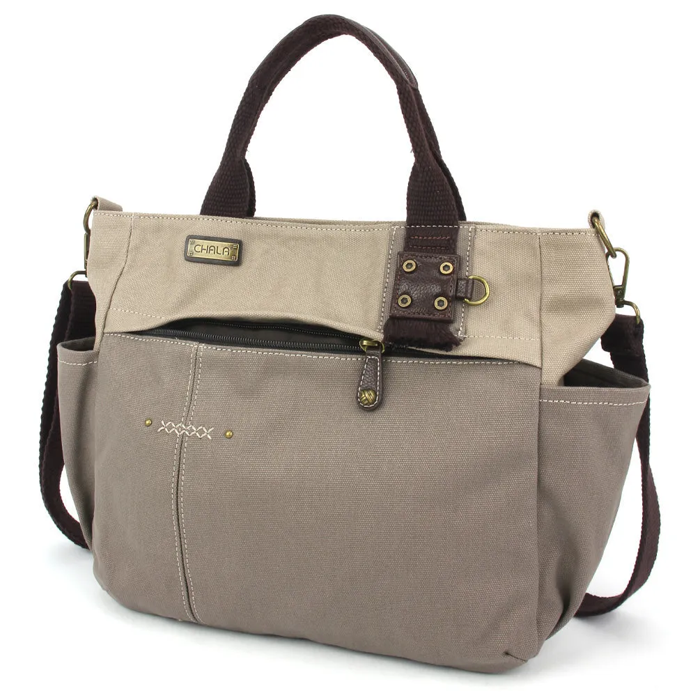 Multi Pocket Tote - Sand Dollar