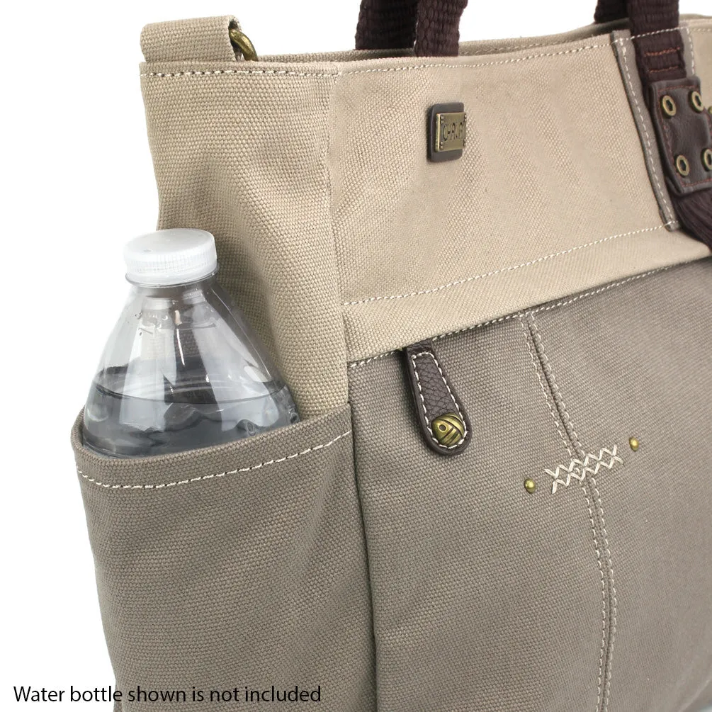 Multi Pocket Tote - Sand Dollar
