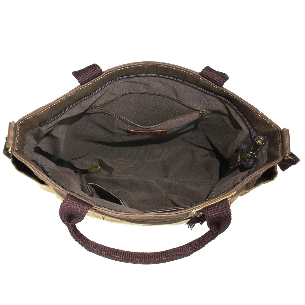 Multi Pocket Tote - Sand Dollar