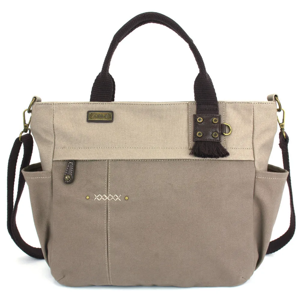 Multi Pocket Tote - Sand Dollar