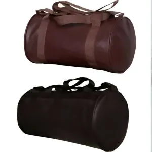 Multispace Combo Gym Bag Set for Men & Women (Black and Brown, Pack of 2)