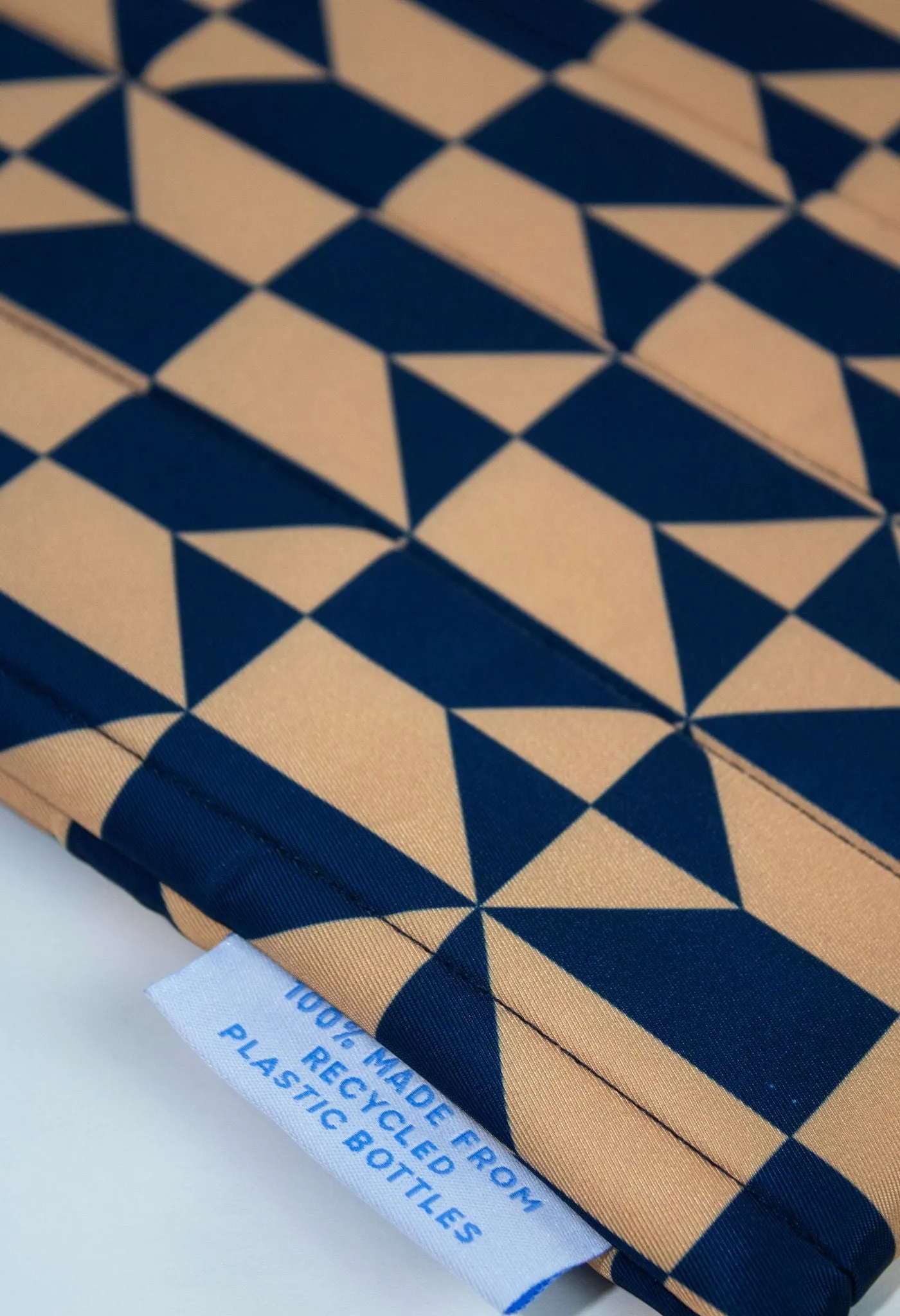Navy Geometric 13' Laptop Case