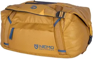 NEMO Equipment Double Haul Convertible Duffel & Tote Bag – Water-Resistant Gear Bag with Backpack Straps - 30L - Chai