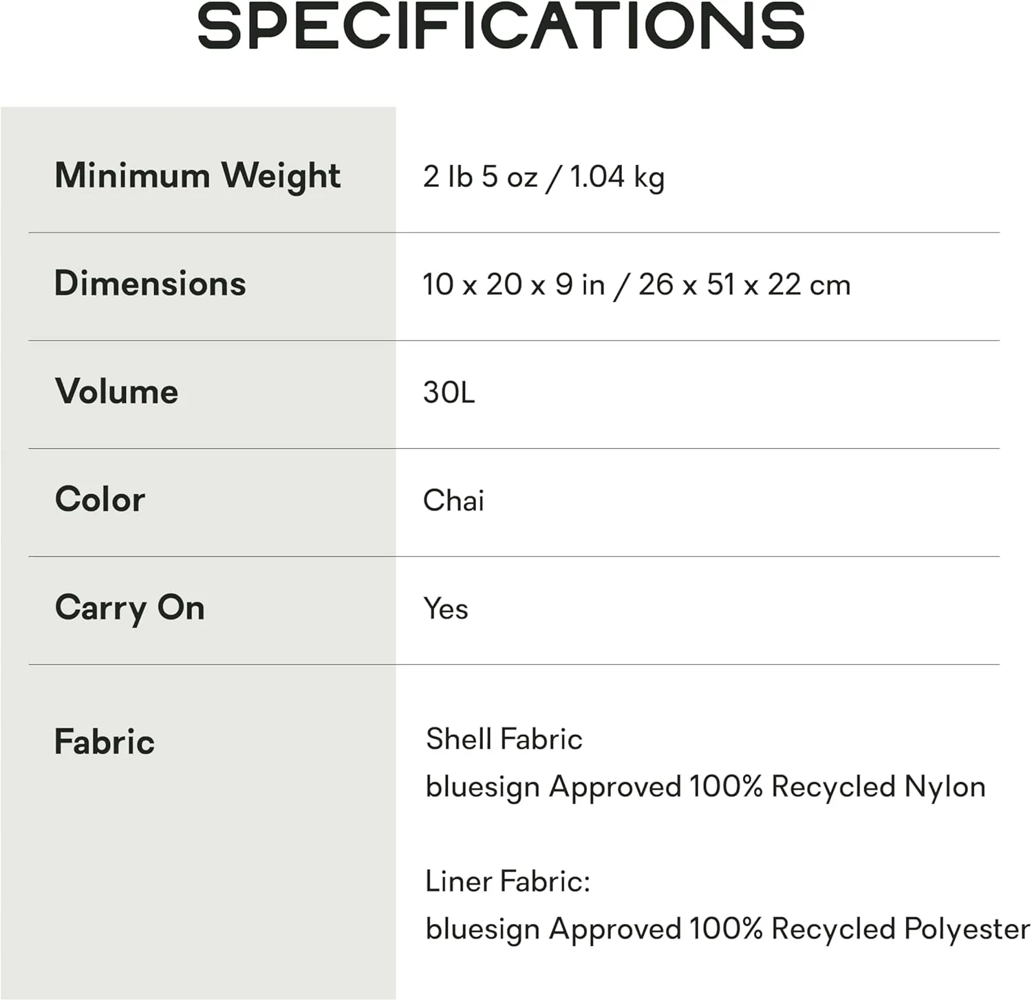 NEMO Equipment Double Haul Convertible Duffel & Tote Bag – Water-Resistant Gear Bag with Backpack Straps - 30L - Chai