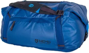 NEMO Equipment Double Haul Convertible Duffel & Tote Bag – Water-Resistant Gear Bag with Backpack Straps - 55L - Lake