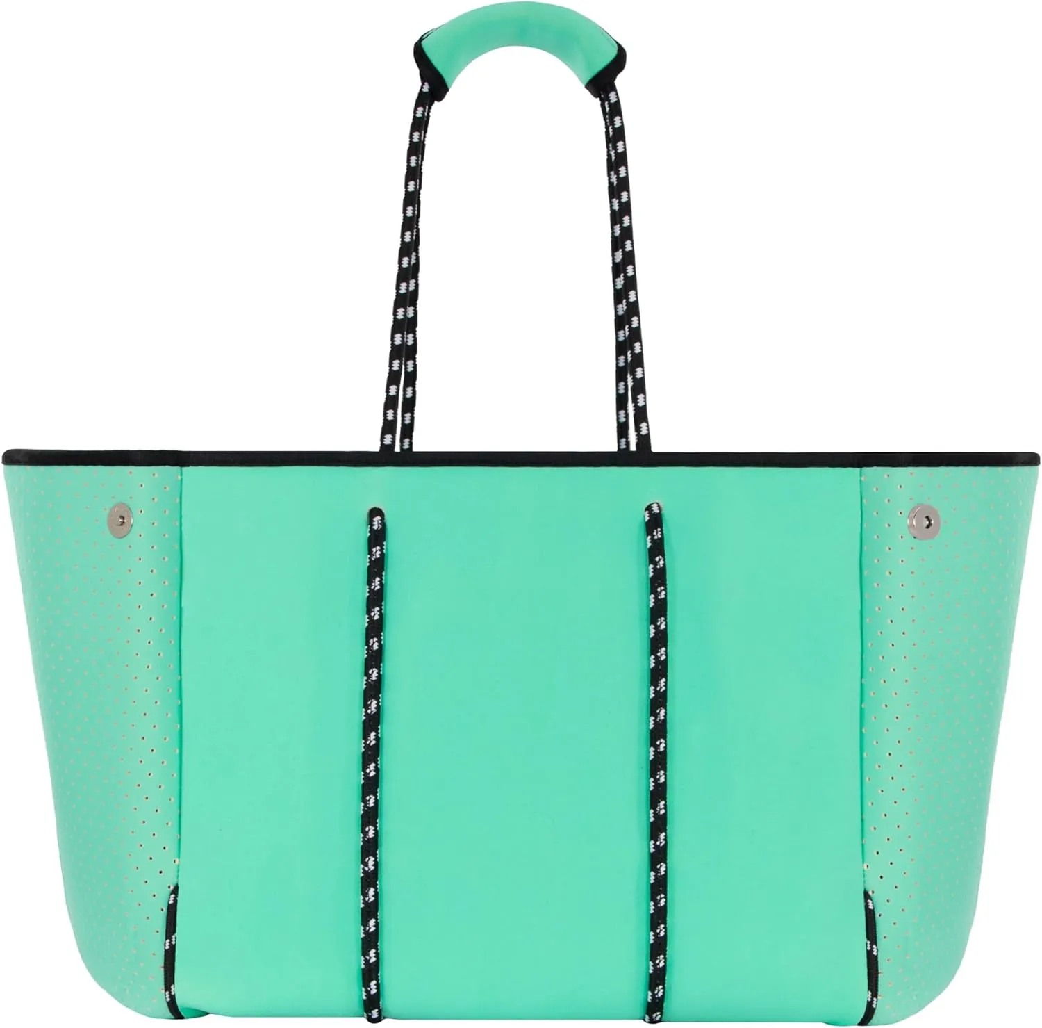 Neoprene Bag Large Multipurpose Beach Bag Neoprene Tote Bag Stylish Gym Women Shoulder Bag With Small Purse