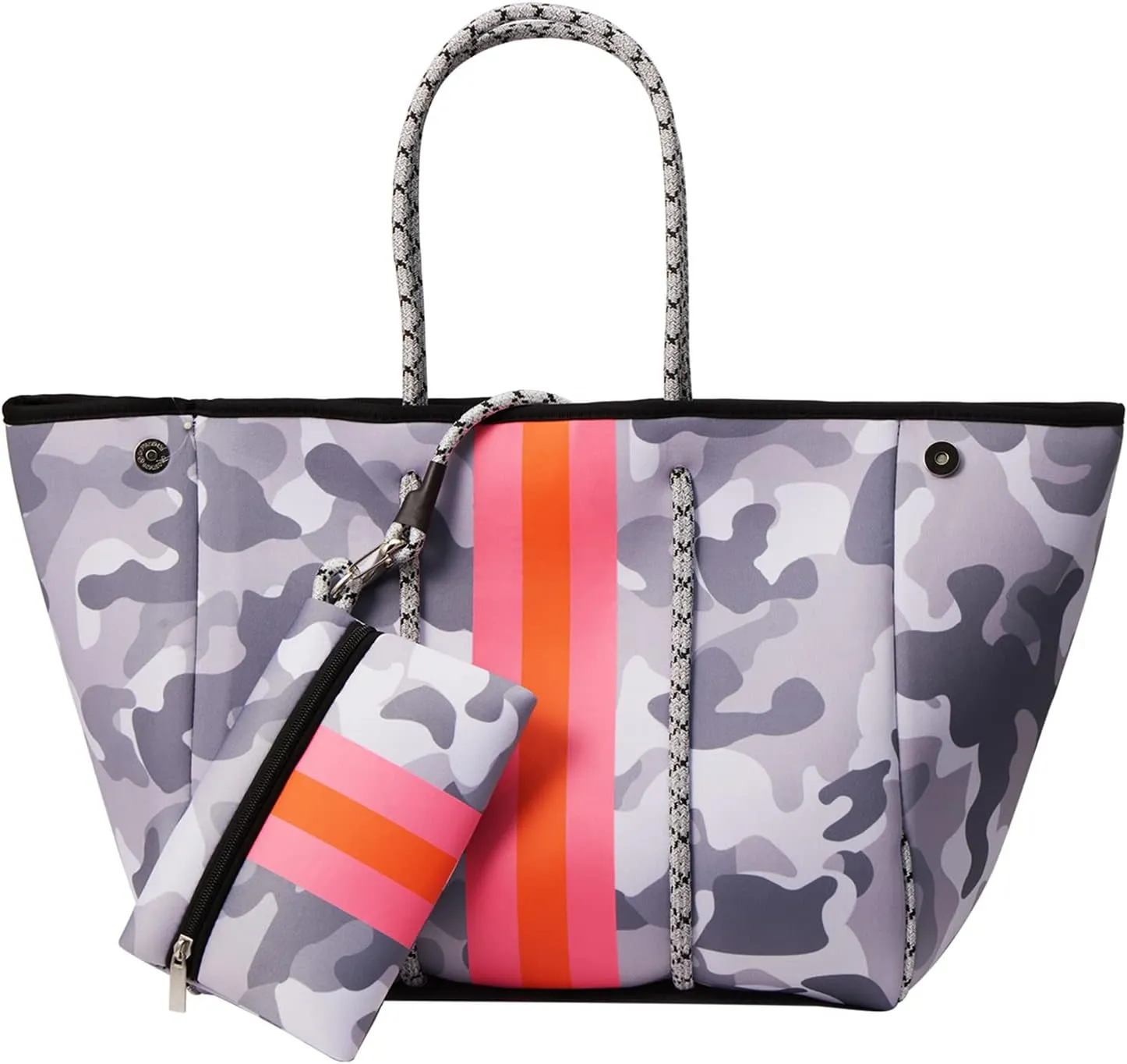 Neoprene Tote Bag for Women - Large Beach Handbag