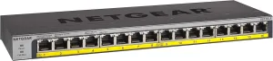 NETGEAR 16-Port Gigabit Ethernet Unmanaged PoE Switch (GS116LP) - with 16 x PoE  @ 76W Upgradeable, Desktop, Wall Mount or Rackmount, and Limited Lifetime Protection