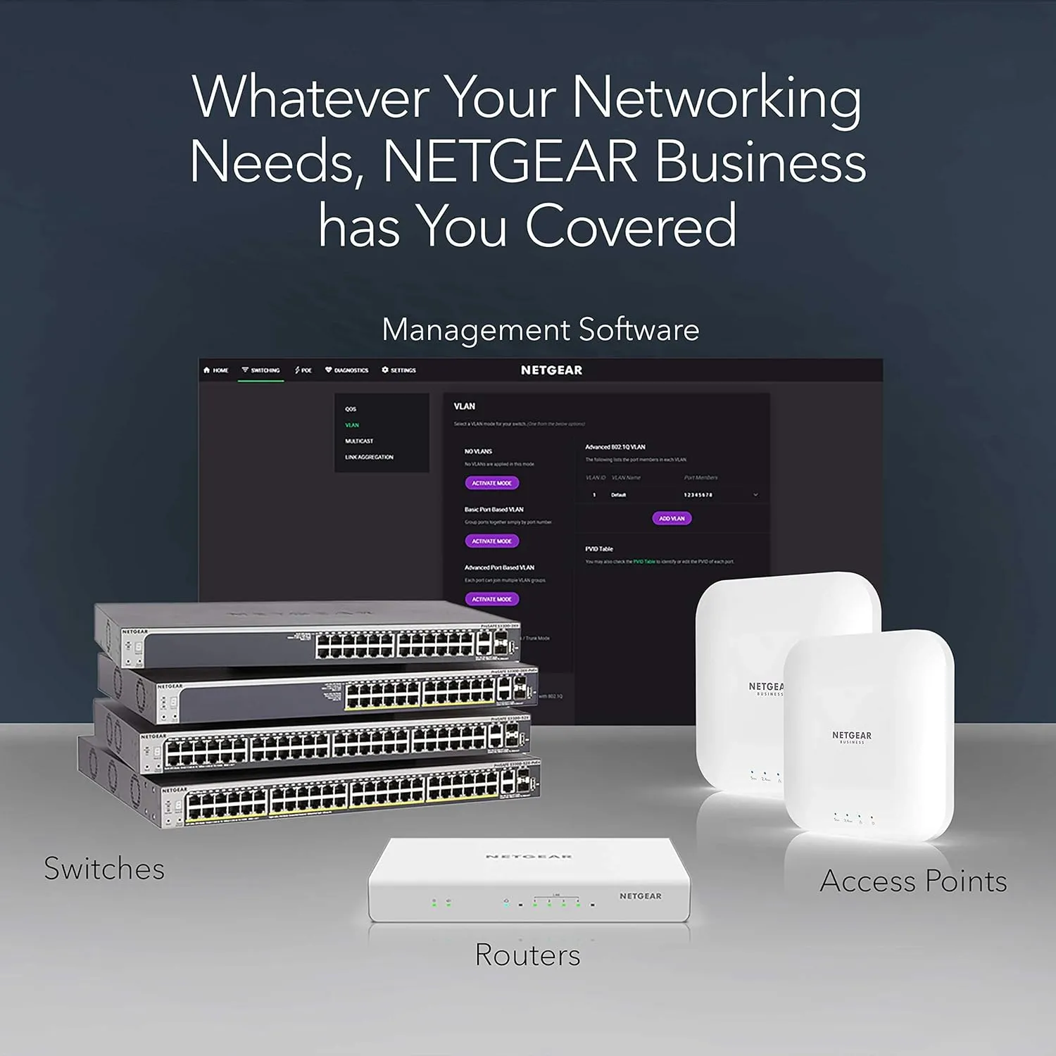 NETGEAR 16-Port Gigabit Ethernet Unmanaged PoE Switch (GS116LP) - with 16 x PoE  @ 76W Upgradeable, Desktop, Wall Mount or Rackmount, and Limited Lifetime Protection