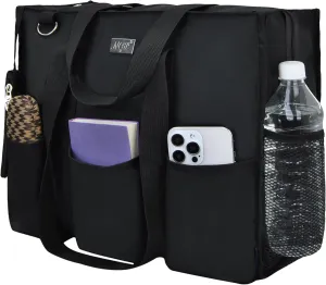 NGIL Utility Canvas Multi Pocket Tote Bag with Coin Purse, Work Bags for Women with Multiple Pockets Exterior & Interior