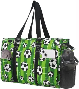NGIL Utility Water Resistant Tote Bag, Top Zipper Closure, Perfect Gifts for Working Women, Nurses, Gym bag