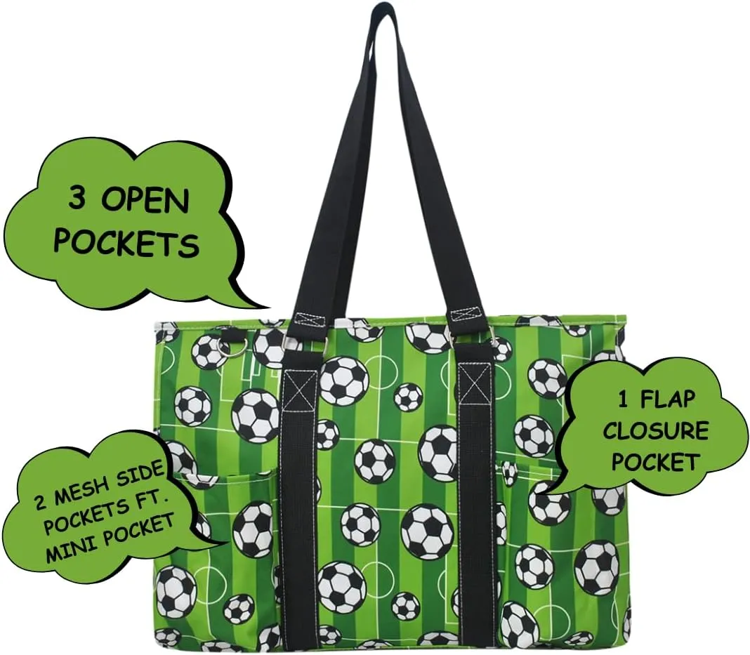 NGIL Utility Water Resistant Tote Bag, Top Zipper Closure, Perfect Gifts for Working Women, Nurses, Gym bag
