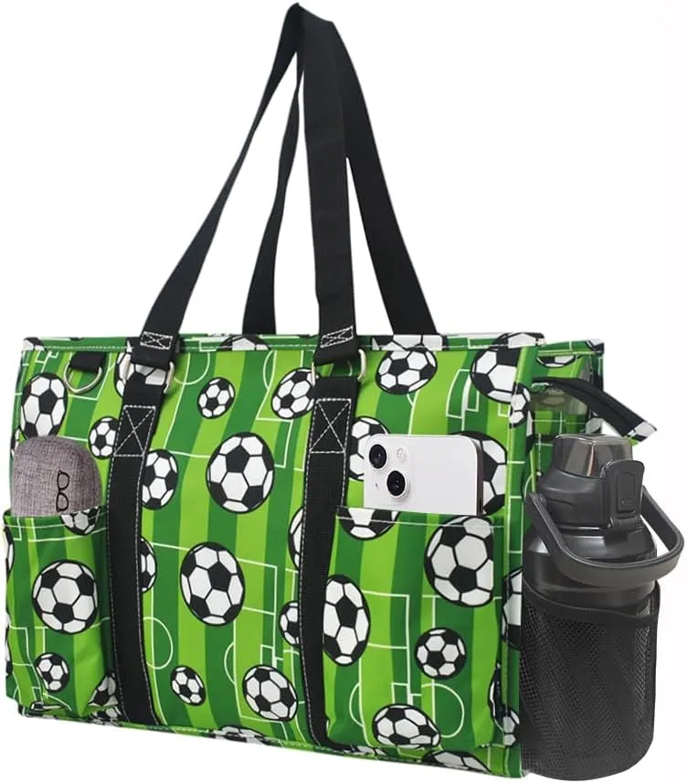 NGIL Utility Water Resistant Tote Bag, Top Zipper Closure, Perfect Gifts for Working Women, Nurses, Gym bag