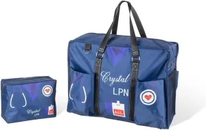 Nurse Tote Bag with Personalized Name Occupation Role Canvas Zipper Nurse Bag with Pocket Custom LPN RN Tote Bag