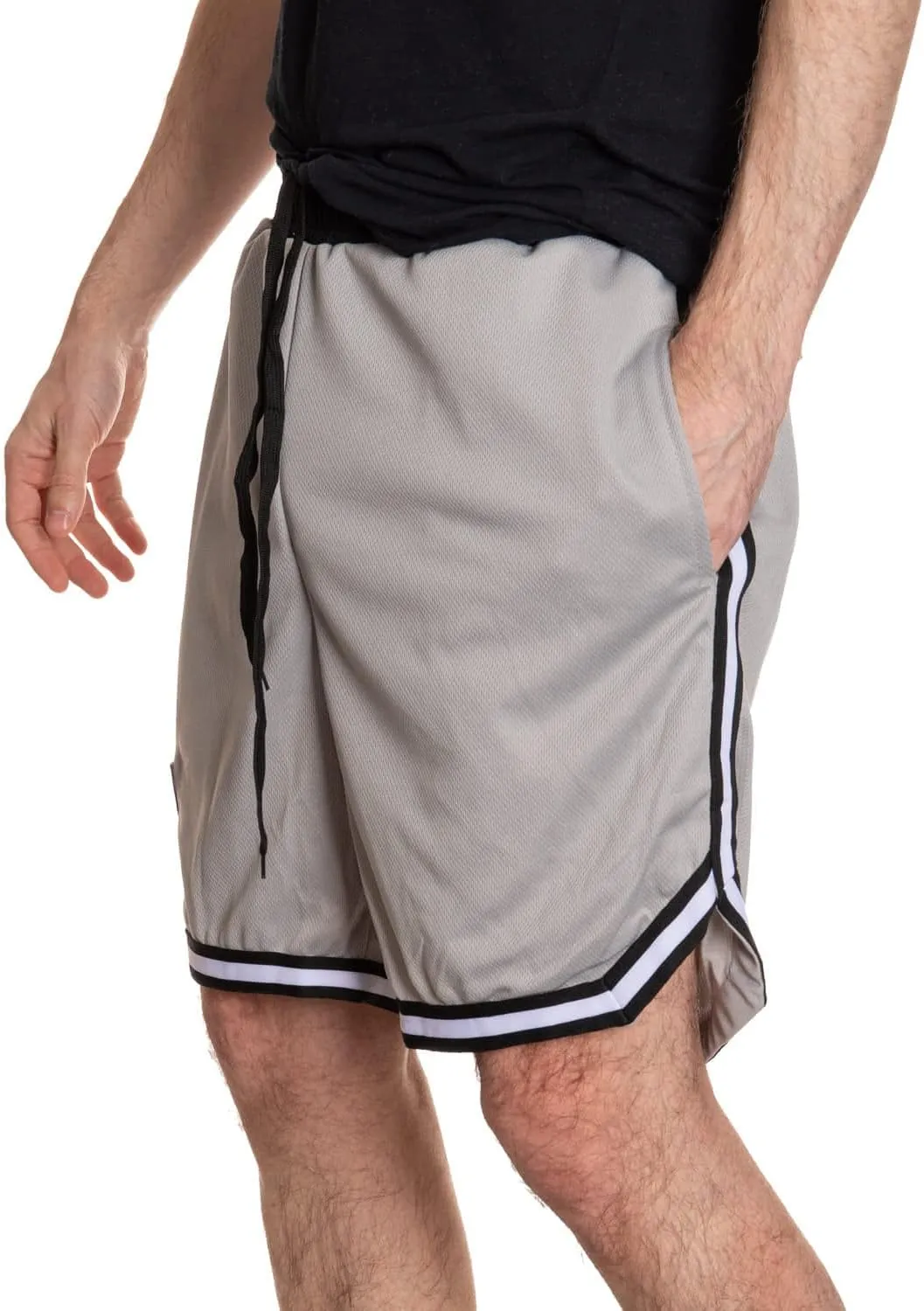 Officially Licensed NHL Men's 2 Tone Air Mesh Shorts Lined with Pockets