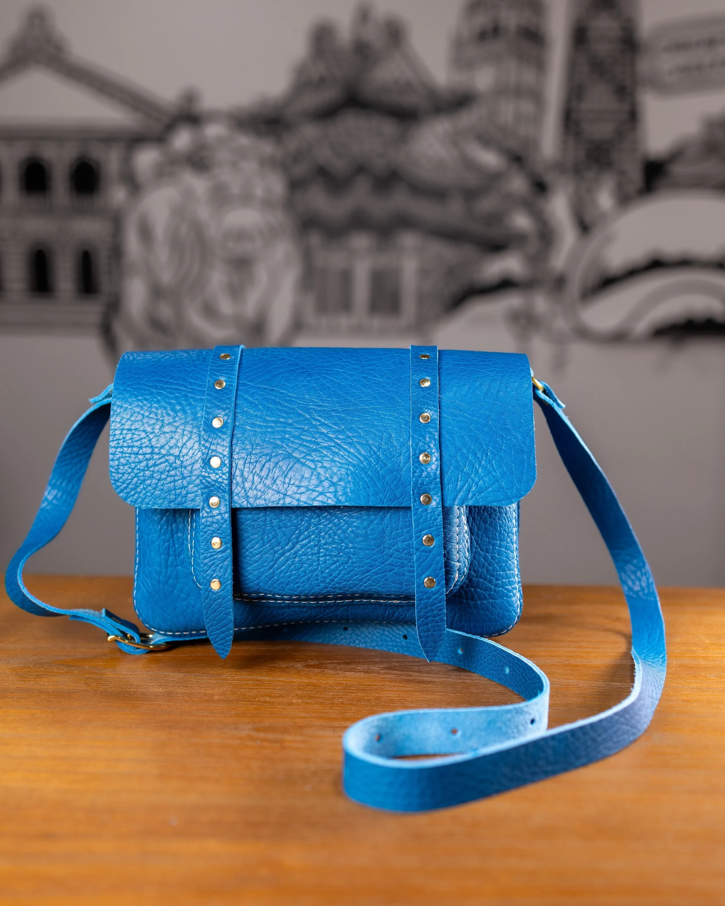 Omono Crossbody Leather Satchel