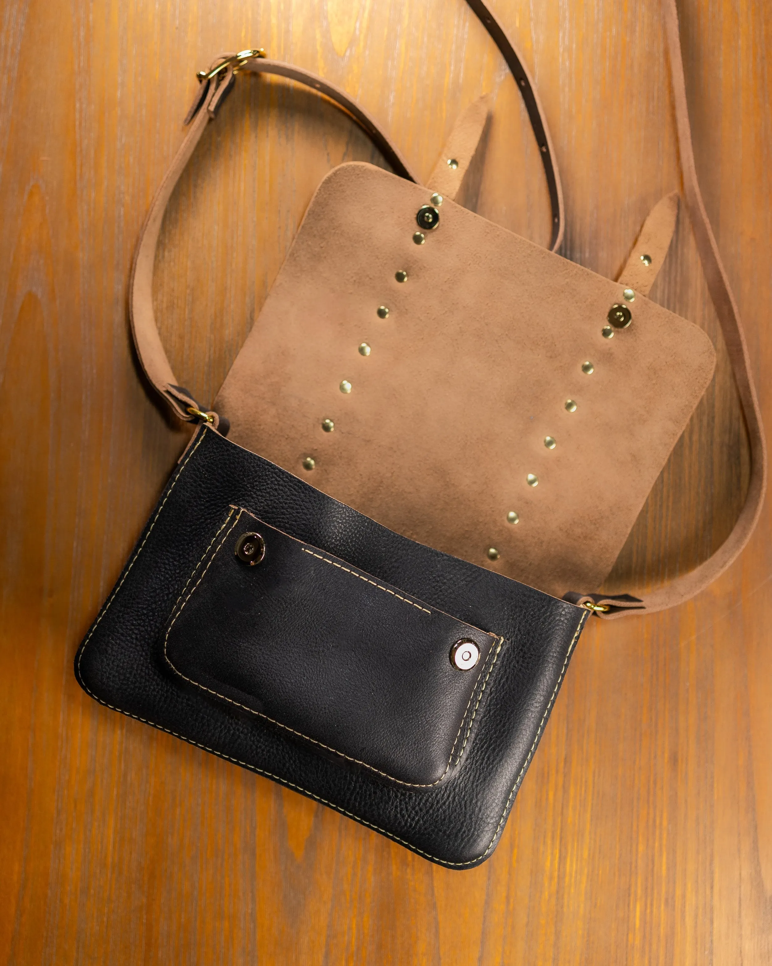 Omono Crossbody Leather Satchel