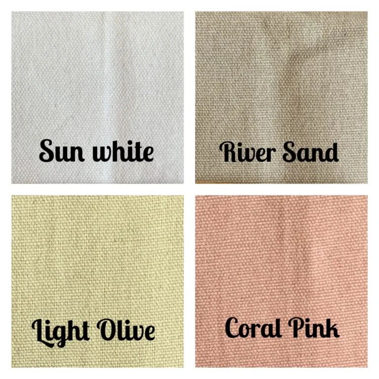 Organic cotton draw string bags