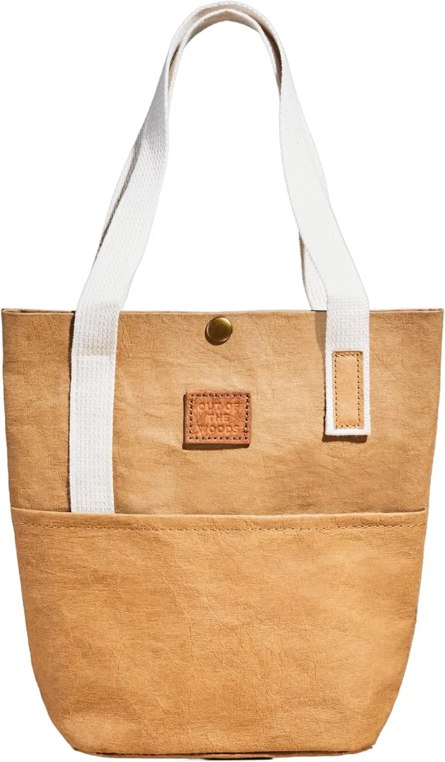 Out of the Woods Rabbit Mini Tote, Reusable and Eco-Friendly, Brown