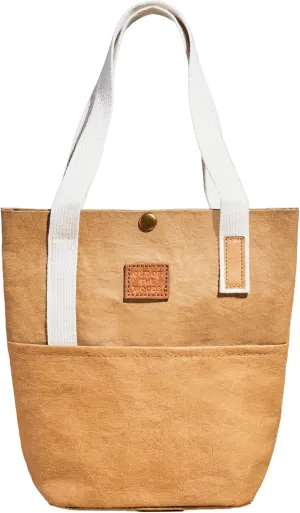 Out of the Woods Rabbit Mini Tote, Reusable and Eco-Friendly, Brown