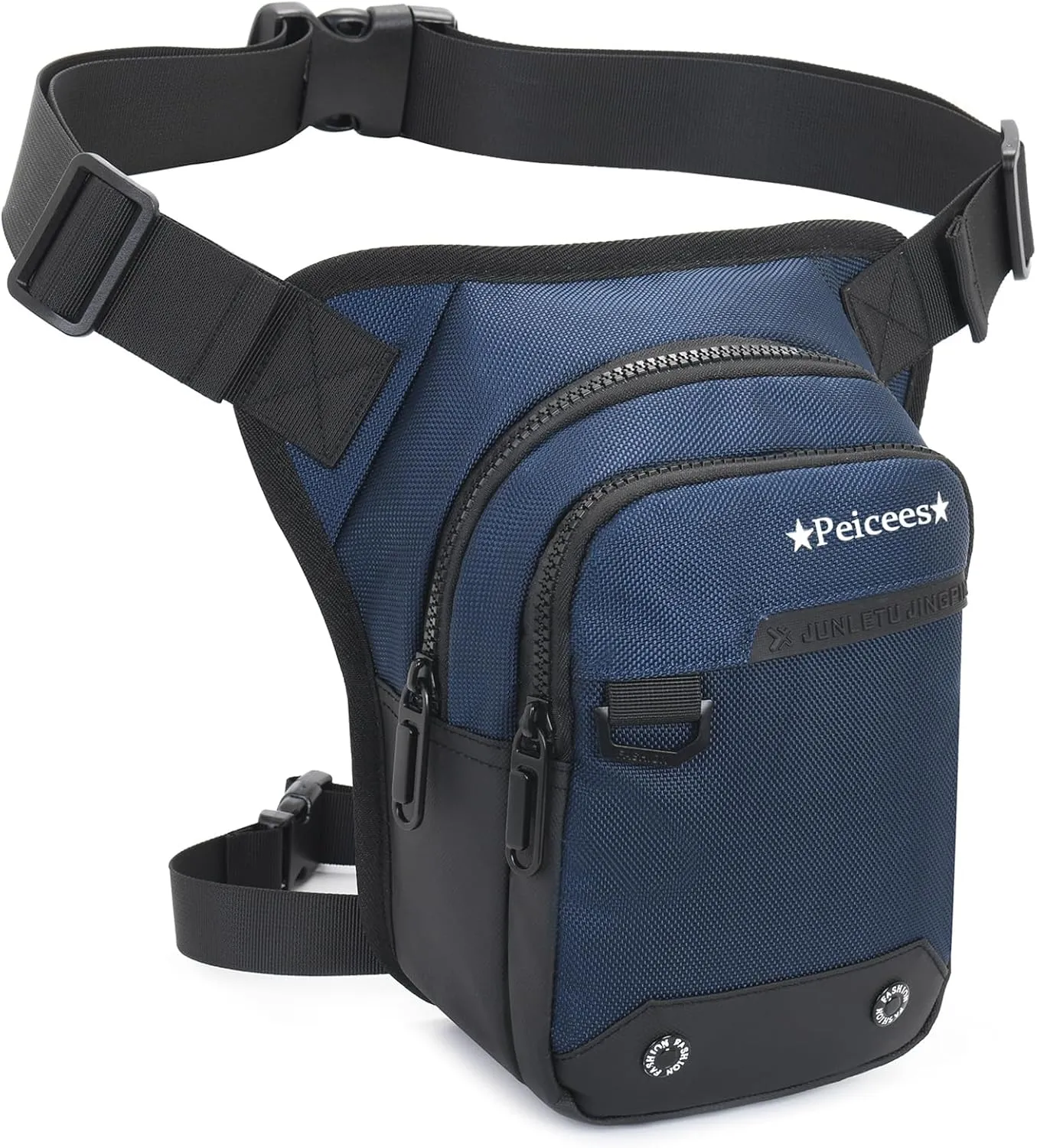 Peicees Drop Leg Bag for Men Women Tacical Waist Pouch Outdoor Thigh Bags Motorcycle Ride Crossbody Backpack Shoulder Fanny Pack Camping Hiking Cycling