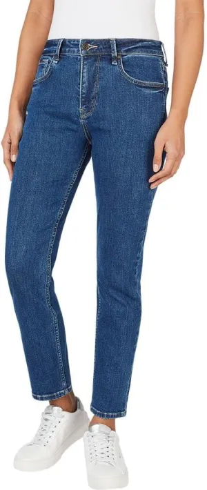 Pepe Jeans Womens Straight High Waist Pl204592Jeans