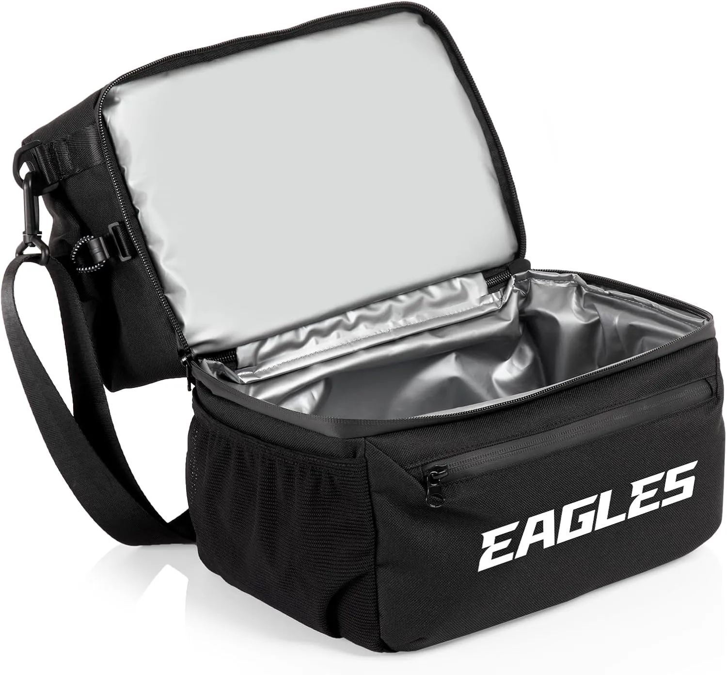 PICNIC TIME NFL unisex-adult NFL Tarana Lunch Bag Cooler with Utensil Set, Lunch Box made of Recycled Material