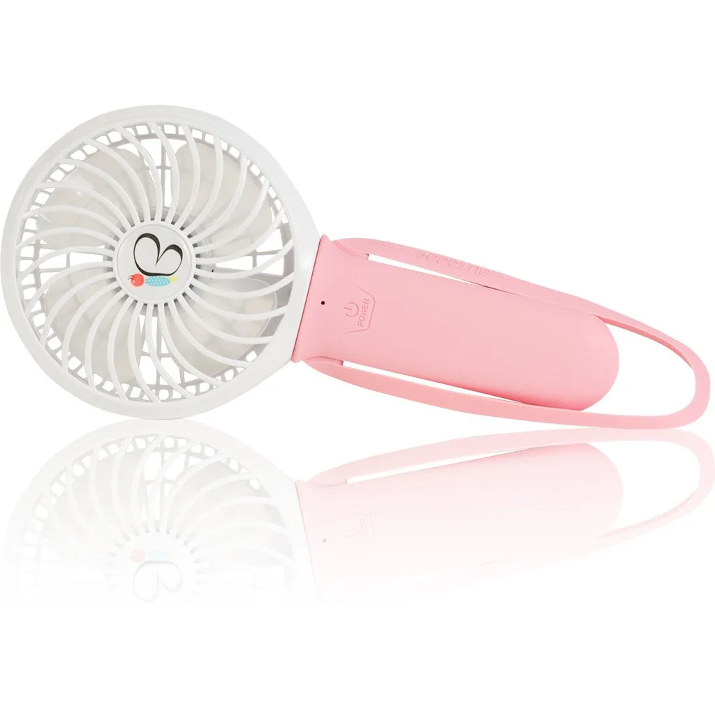 Pink 3 Speed USB Rechargeable Buggy TURBO Fan