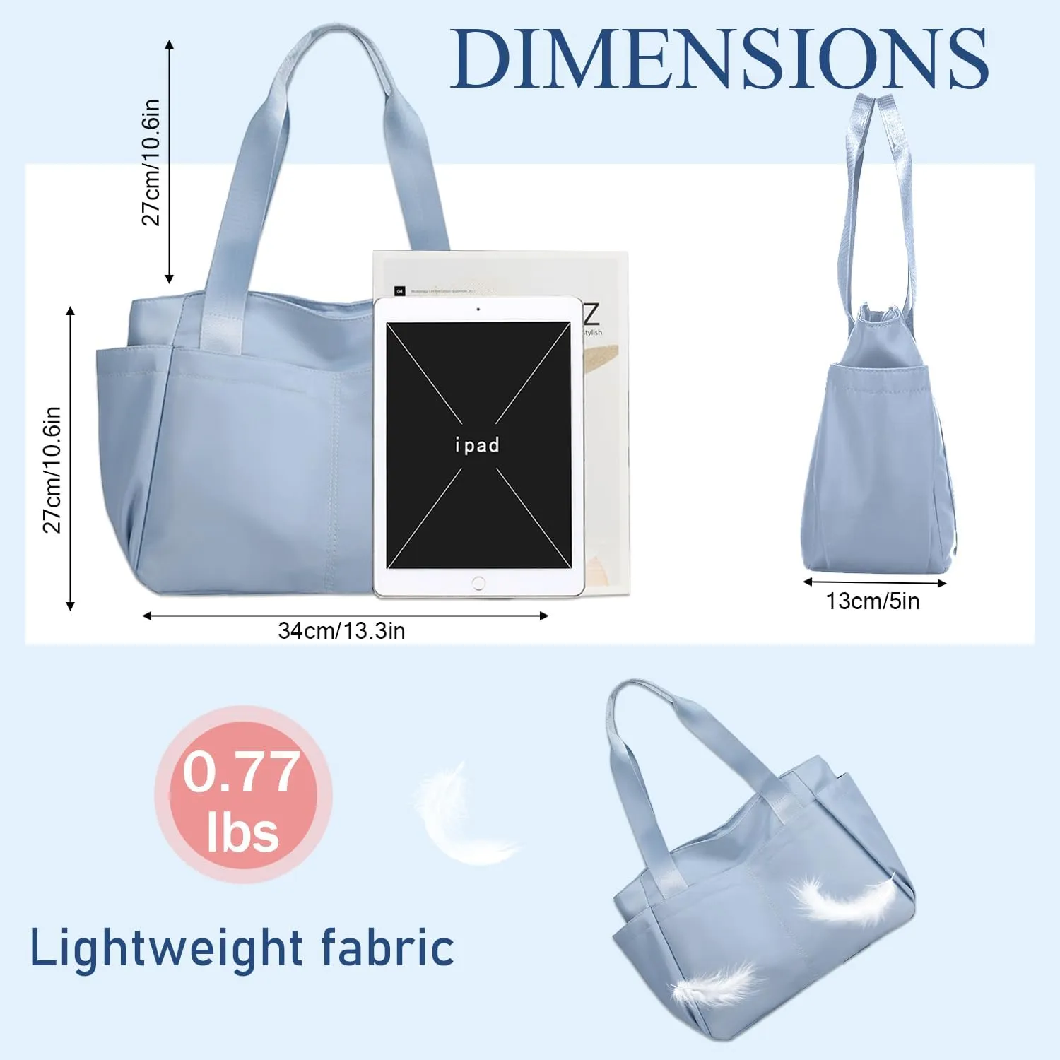 PlasMaller Carry On Travel Duffle Bag Packable Luggage Travel Gear Sports Gym Bags Lightweight Tote Shoulder Pack