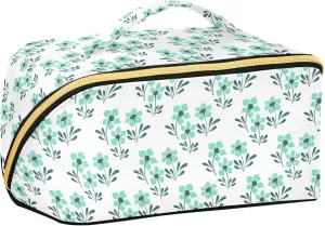 Portable Makeup Bag with Zipper Rhombus Cosmetic Bag for Travel Essentials