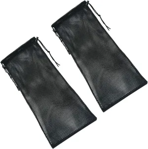 Portable Snorkeling Gear Bag Lightweight Mesh Swim Bag Drawstring Beach Outfit for Divers