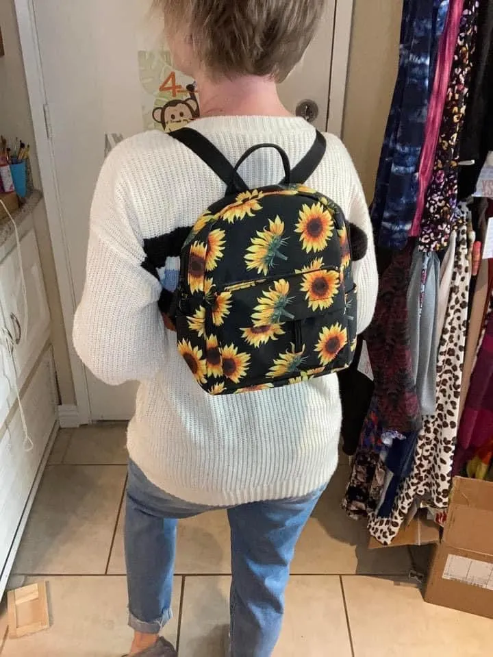 Pouch & Mini Backpack Set - Aztec Floral