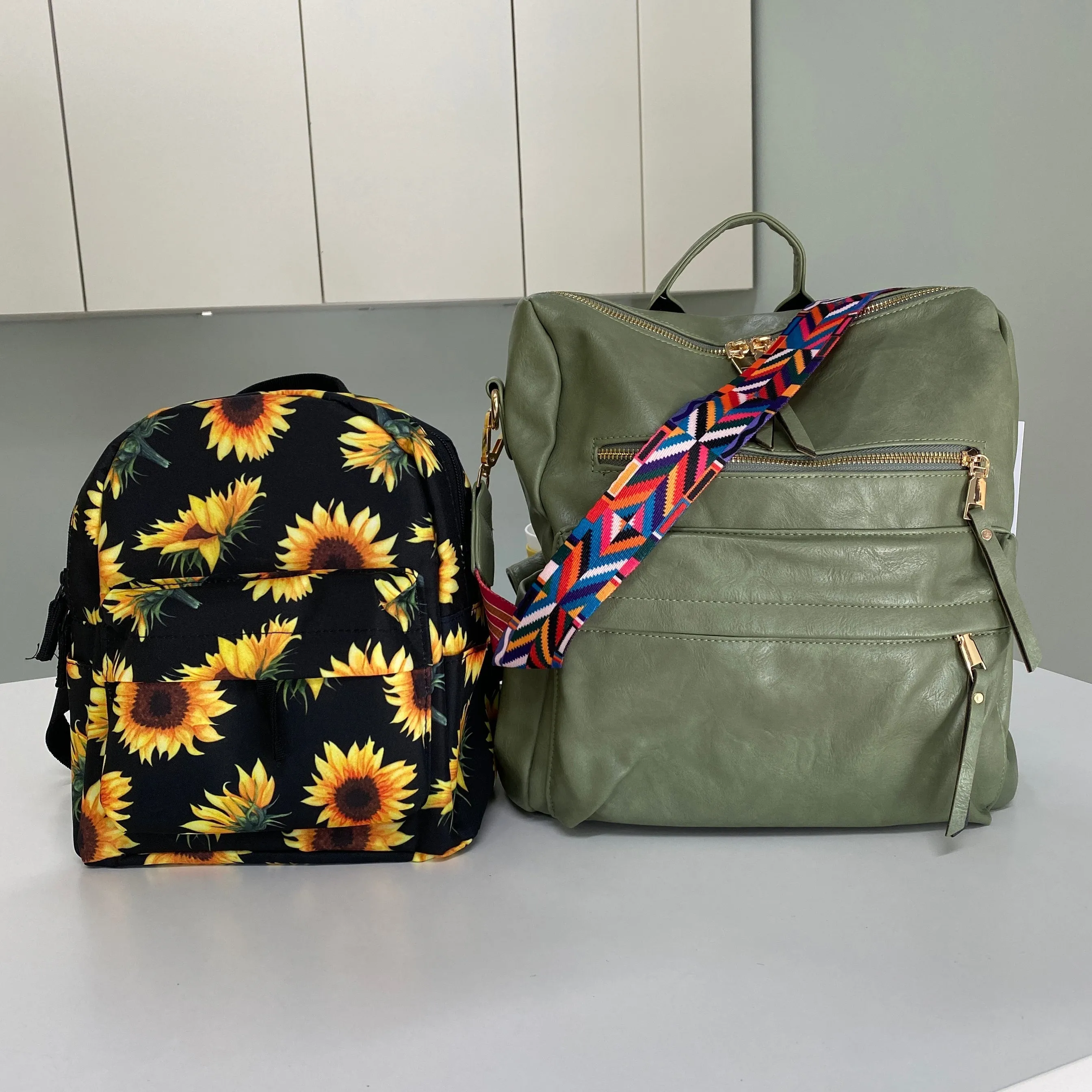 Pouch & Mini Backpack Set - Aztec Floral