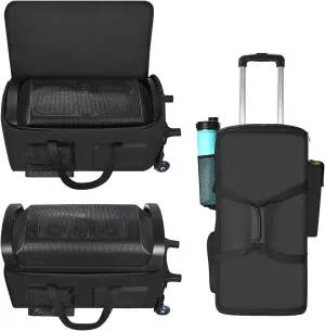 Protective Trolley Rolling Tote Bag for Sony SRS-XV500, SRS-XP500 X-Series Party Speaker,Retractable Pull Handle,Multifunctional Storage Case for JBL Partybox 110/PartyBox Club 120