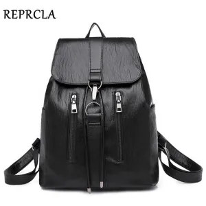 PU Soft Student Feminina REPRCLA for New Best priced Mochila Women Bags Shoulder Teenage 2019 Fashion School Bag Backpack Leather Courteous Girls
