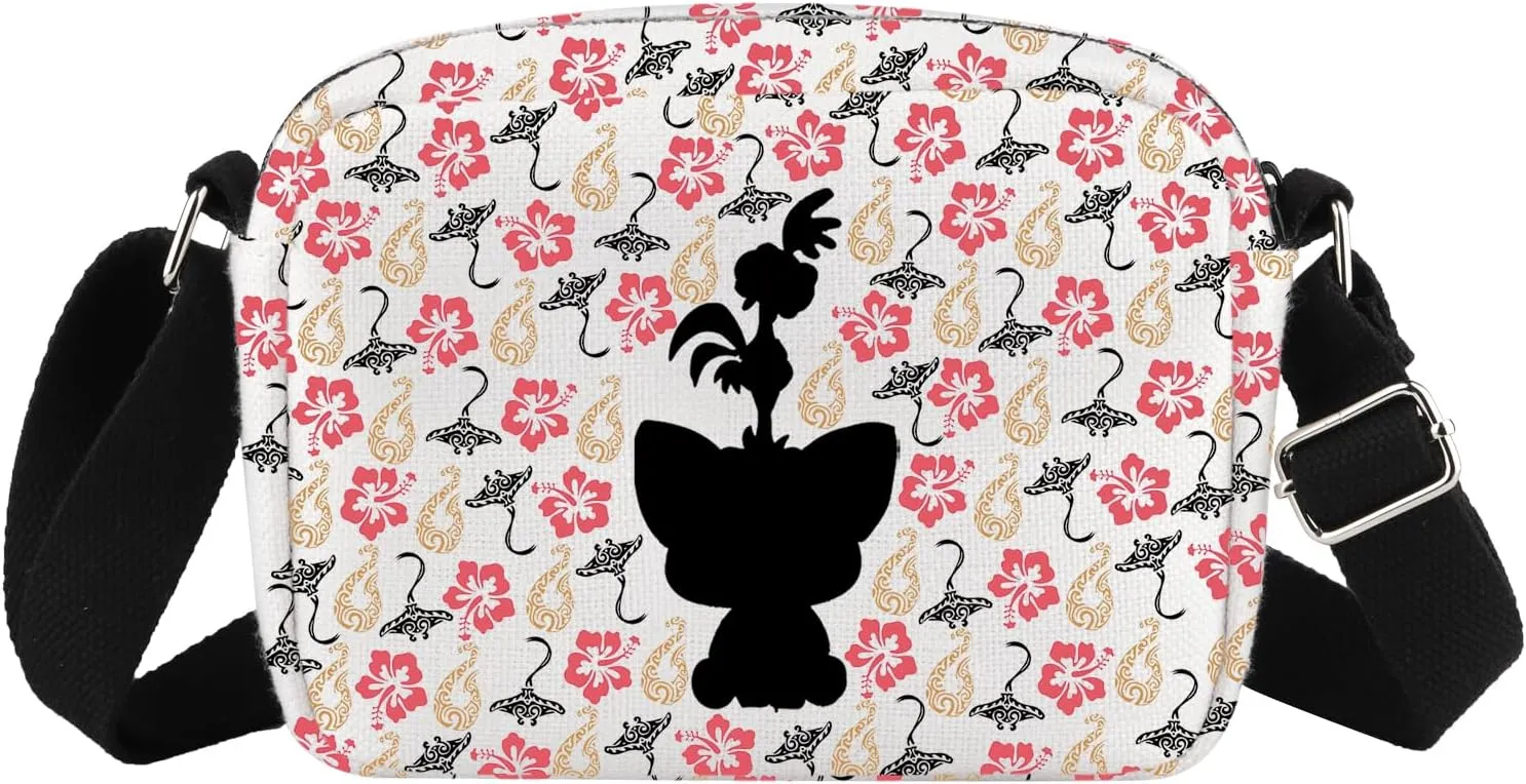 Pua And Hei Hei Crossbody Bag M Inspired Gift Polynesian Princess Gift