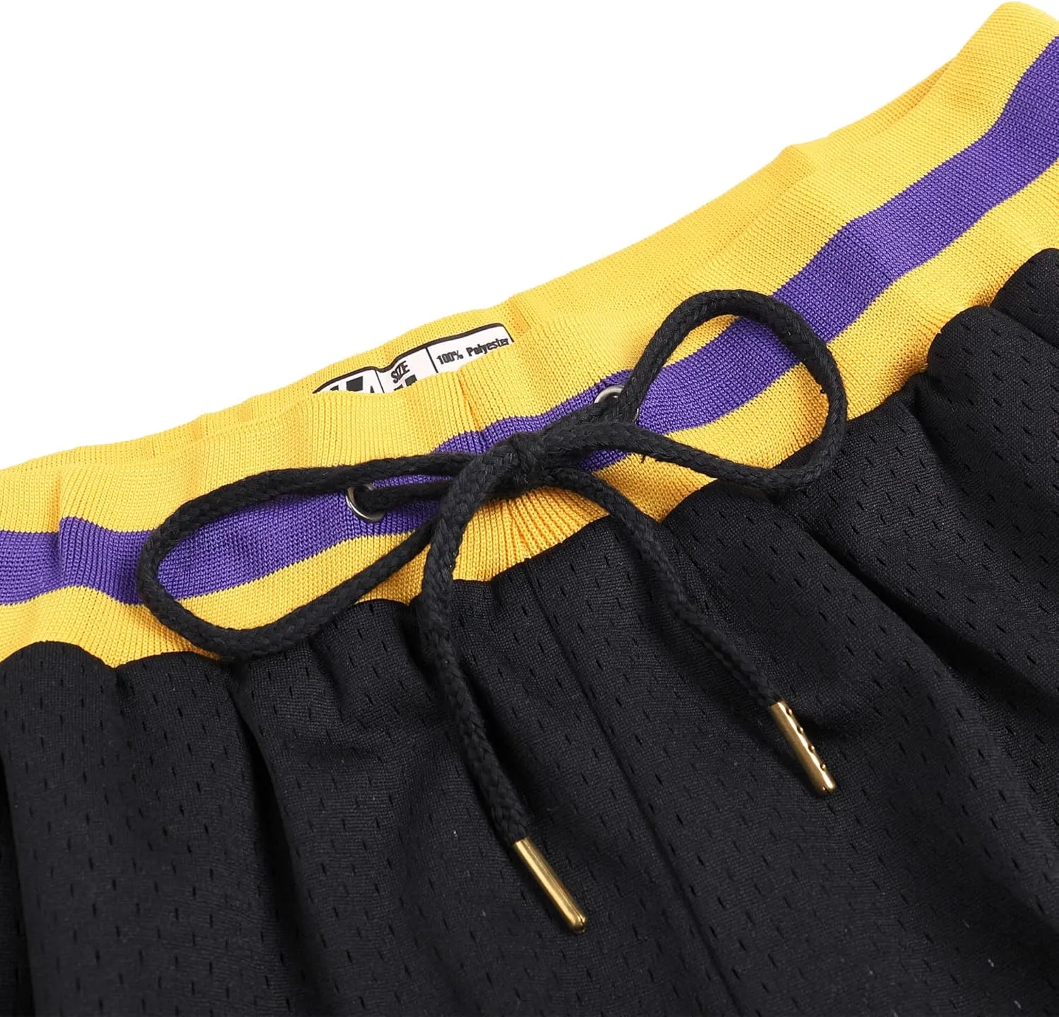 Pullonsy Basketball Athletic Mesh Shorts with Zip Pockets for Men, Running Workout Gym Sports 7 Inche Inseam