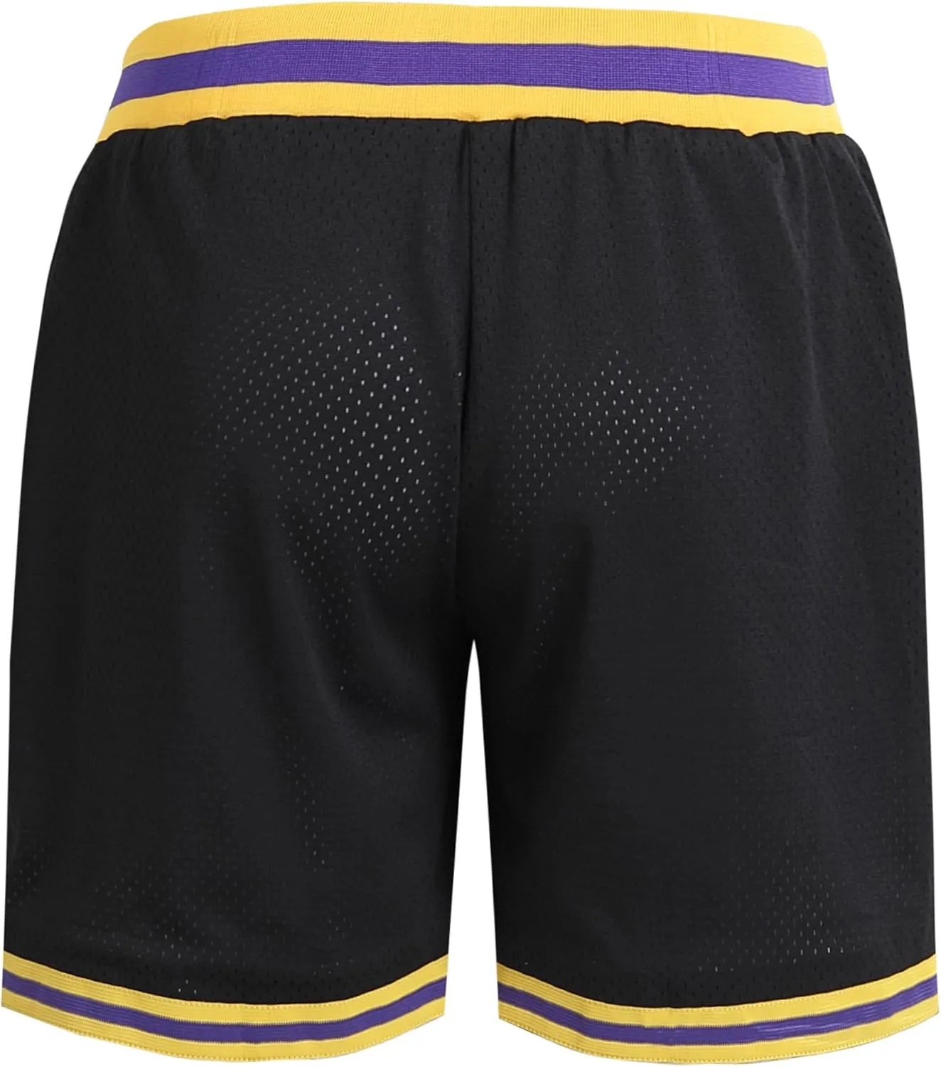 Pullonsy Basketball Athletic Mesh Shorts with Zip Pockets for Men, Running Workout Gym Sports 7 Inche Inseam