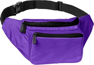 Purple Fanny Pack Belt Bag I Mens Fanny Packs for Women Fashionable - Crossbody Bag Bum bag Waist Bag Waist Pack - Hands Free for Hiking, Running, Travel, Waterproof and more