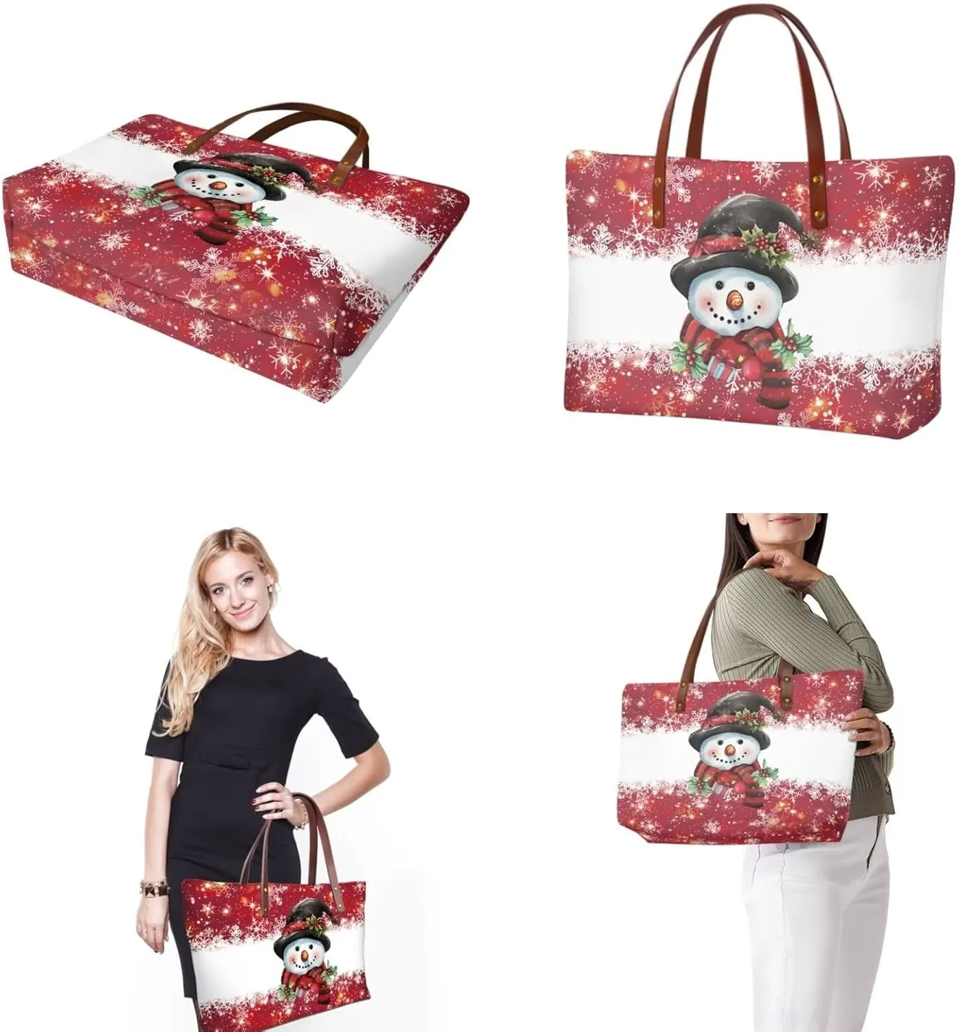 Purse and Handbag Set for Women, Large Hobo Bag with Wallet and Make Up Bag, 3 Piece Top Handle Purse Set