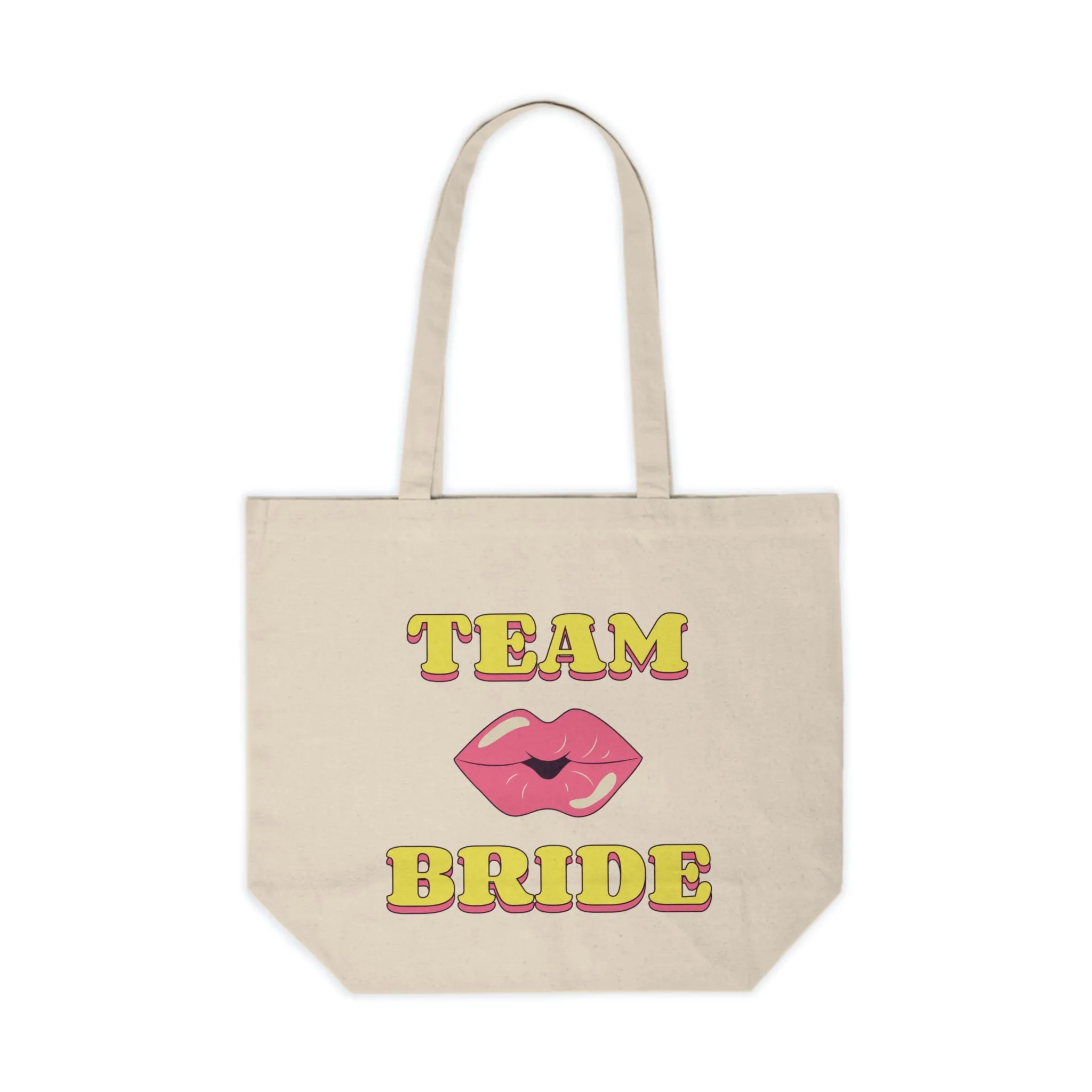 "Team Bride" Canvas Tote
