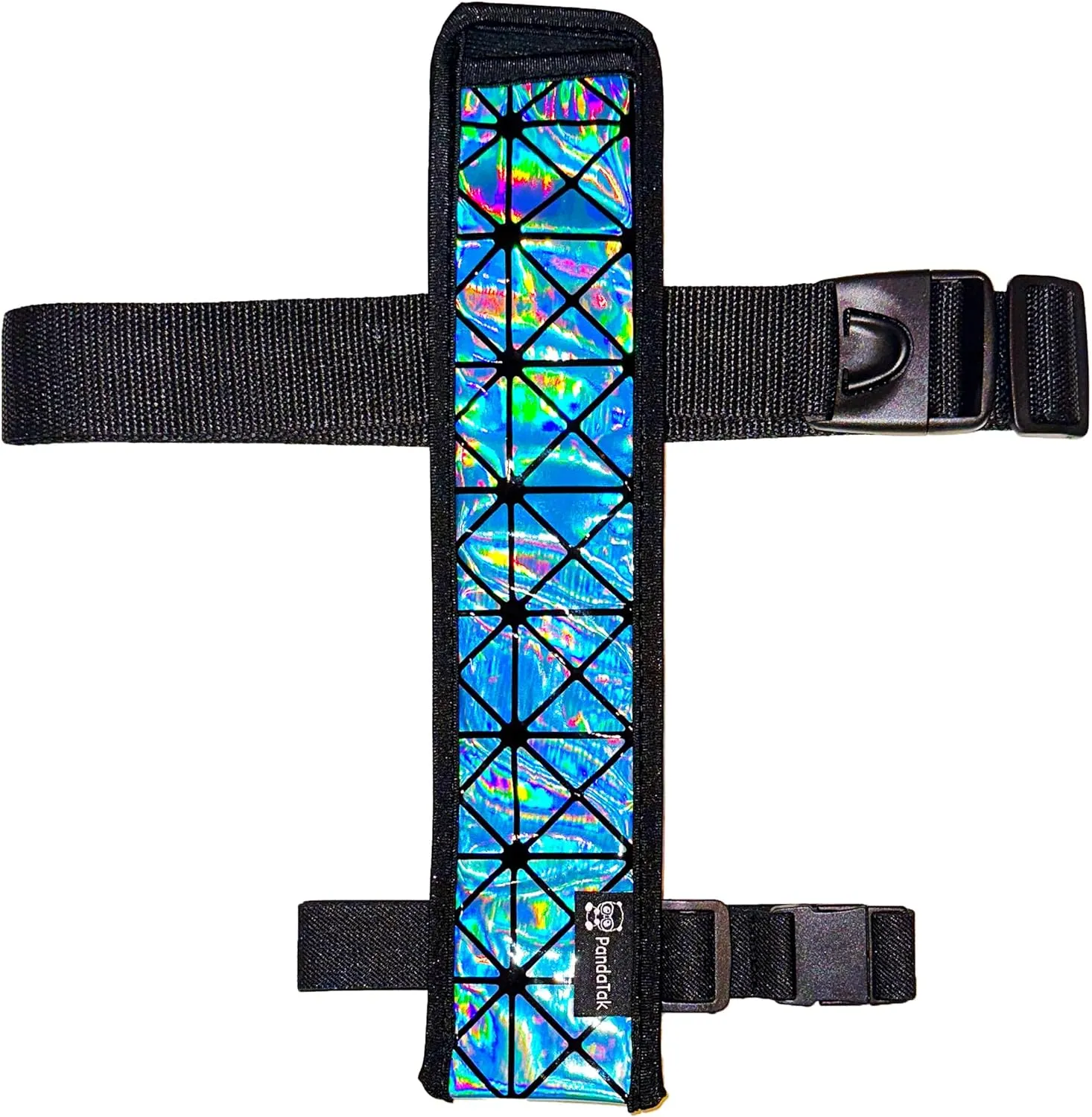 RaveVault Anti-Theft Rave Cell Phone Bag with Locking Zippers, Hidden Pocket – Perfect Phone Pouch for Ravers and Festival Go-ers (BLUE Fan Holster   Waist Belt)