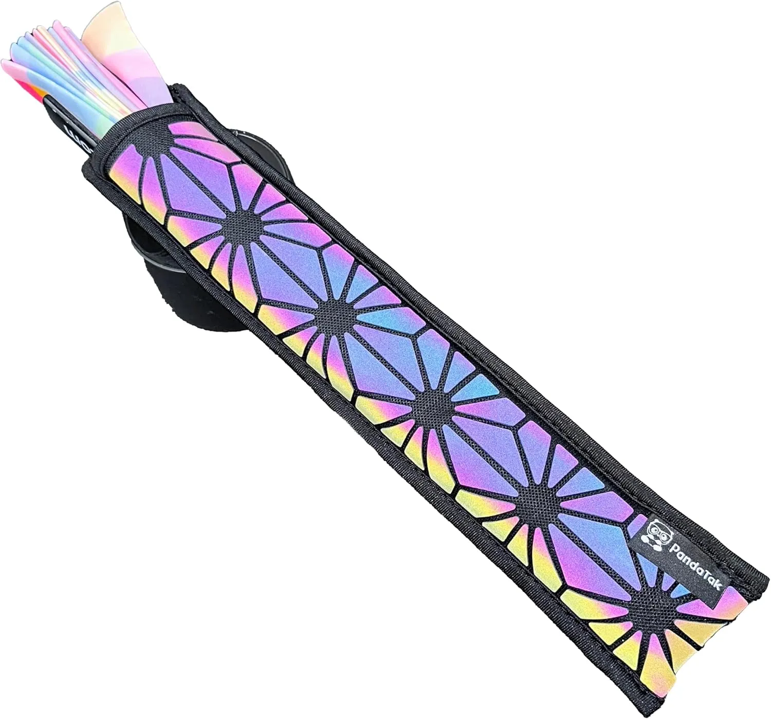 RaveVault Anti-Theft Rave Cell Phone Bag with Locking Zippers, Hidden Pocket – Perfect Phone Pouch for Ravers and Festival Go-ers (Flash Reflective Fan Holster   Waist Belt)