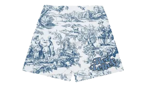 Red Letters "Blue Farm" Mesh Shorts