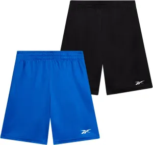 Reebok Boys Basketball Shorts 2 Pack – Mesh Athletic Shorts for Boys, Gym Shorts for Basketball, Running, and Everyday Play