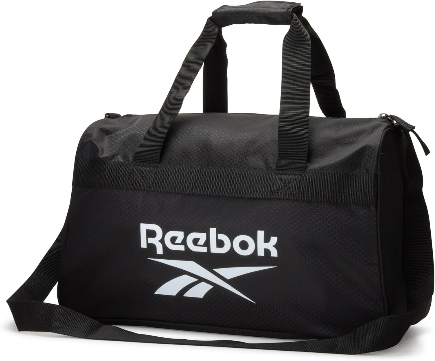Reebok Duffle Bag – Gym Bag for Women & Men, Carry On and Overnight Duffle for Travel & Fitness, Size Small, Warrior II Black