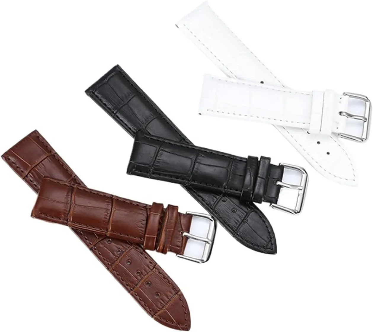 Replacement Leather Watch Strap Genuine Leather Watch Strap Unisex 12mm 14mm 16mm 18mm 19mm 20mm 21mm 22mm