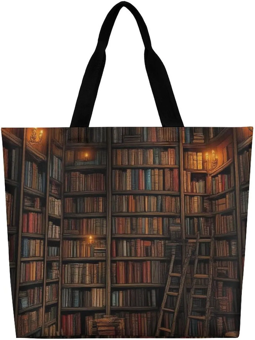 Reusable Grocery Bag for Women, Portable Large Shopping Storage Bag Casual Shoulder Handbags