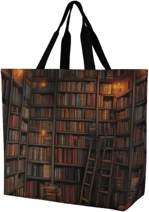Reusable Grocery Bag for Women, Portable Large Shopping Storage Bag Casual Shoulder Handbags
